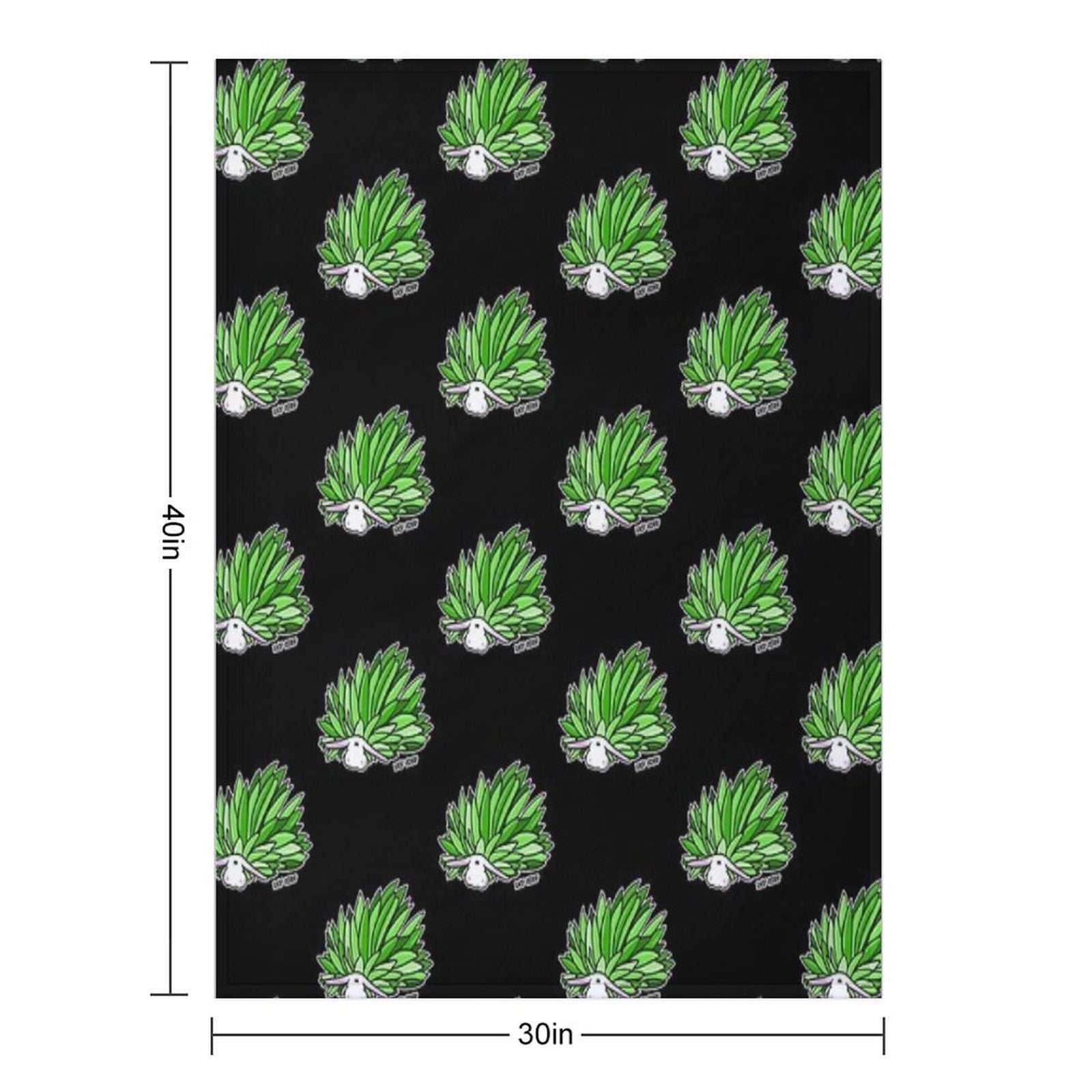 Leaf Sheep Ocean Sea Slug Cute Marine Life Biology Kawaii Graphic Lightweight Throw Blanket