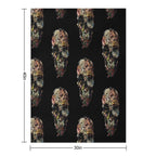 Smyrna Skull Lightweight Throw Blanket