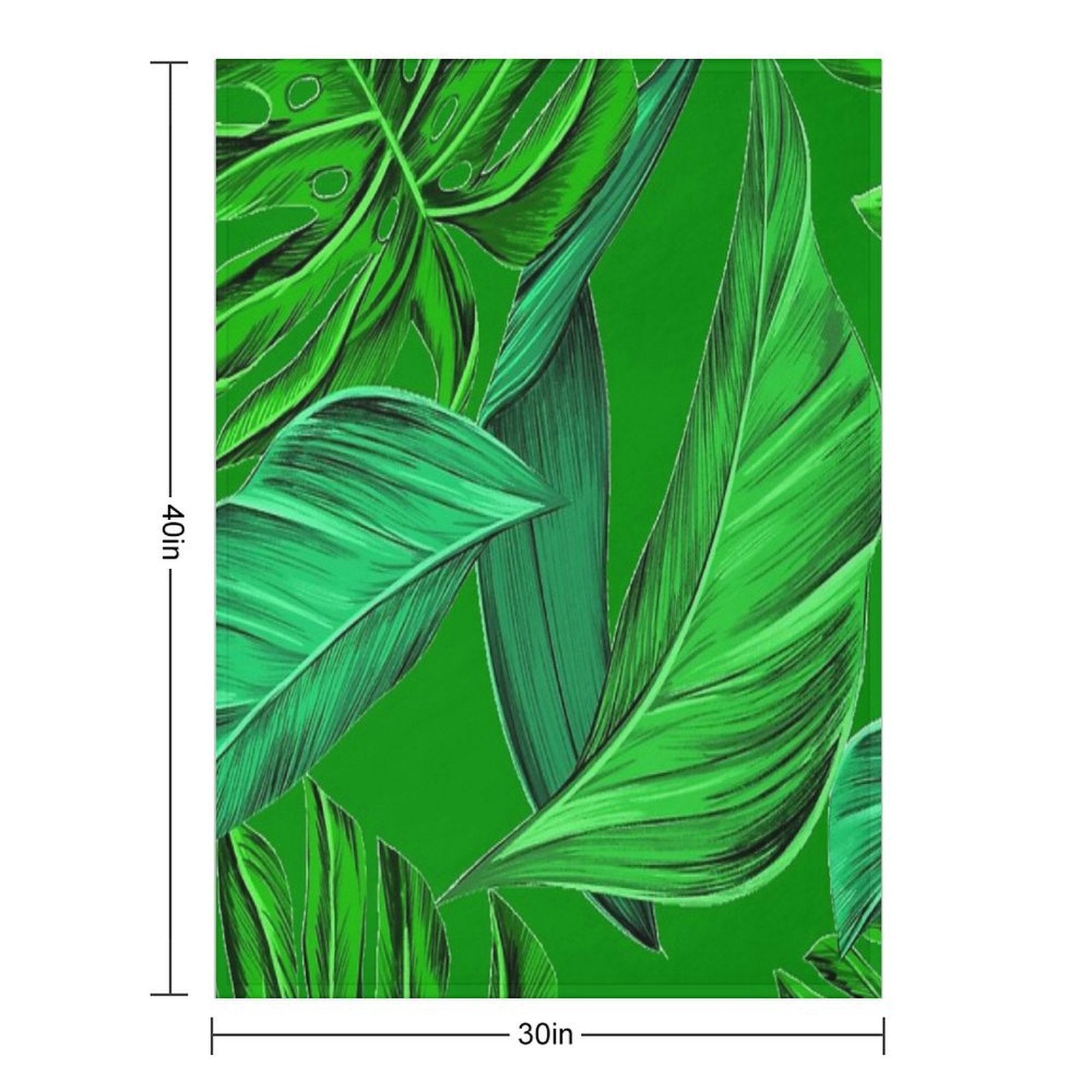 Green Day Quick-dry Throw Blanket