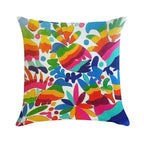Mexican Otomi Colors Soft Anti-Pilling Throw Pillow