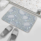 Interweaving of Flowers And Stems  Multi-Purpose Bath Mat