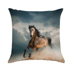 Galloping Horse Soft Style Accent Throw Pillow