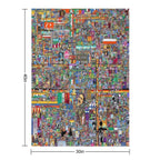 Reddit RPlace Premium Throw Blanket