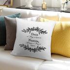 Once A King Or Queen Soft Luxury Feel Throw Pillow