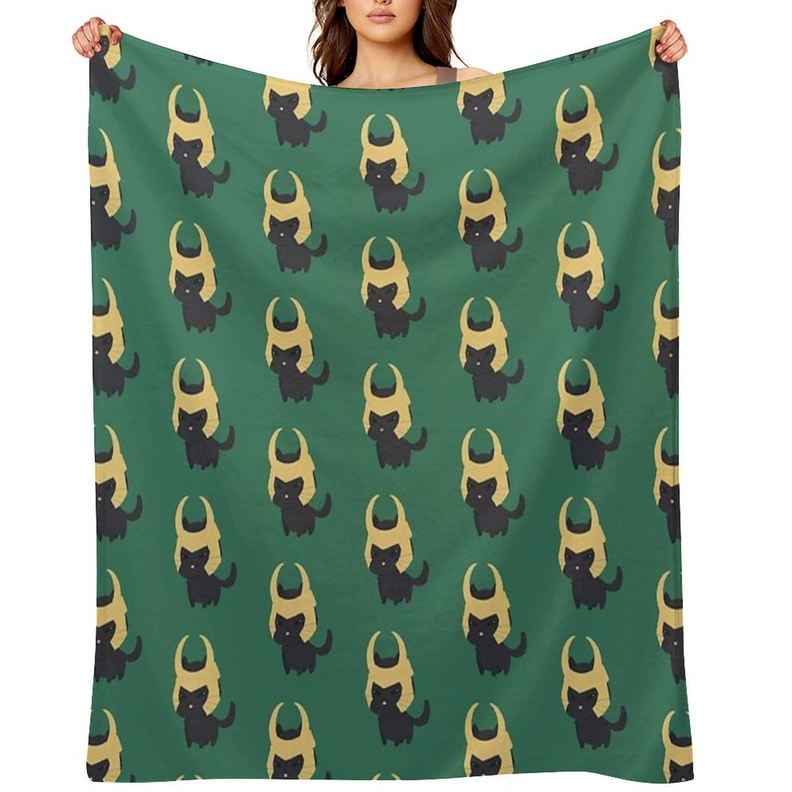 Cat Loki Durable Throw Blanket