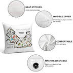 Frasier Apartment Floorplan Soft Ultra-Soft Texture Throw Pillow