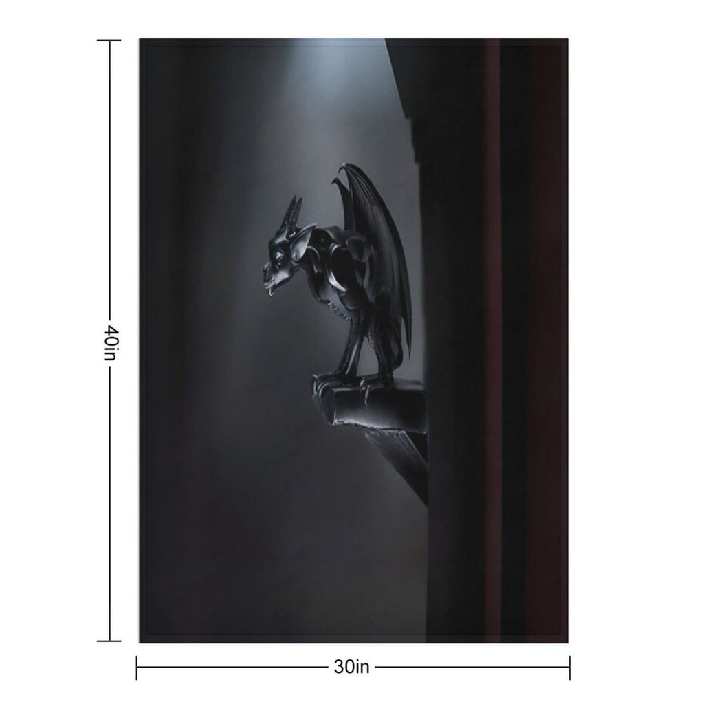 Gothic Spotlight Plush Throw Blanket