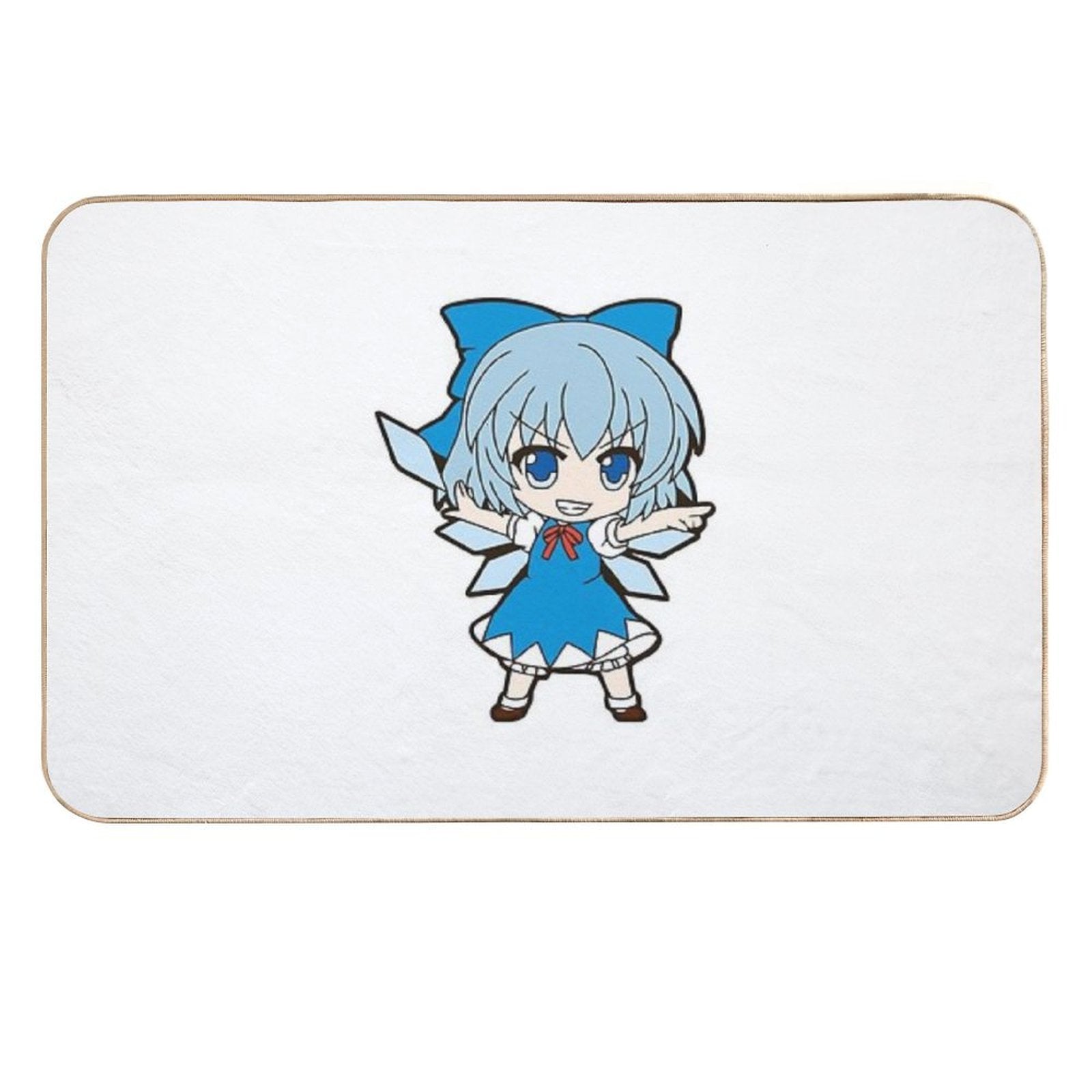 Blue Girl  Rapid-Drying Bath Mat