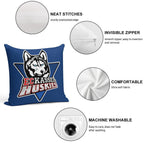 Kassel Huskies Soft Fade-Resistant Throw Pillow
