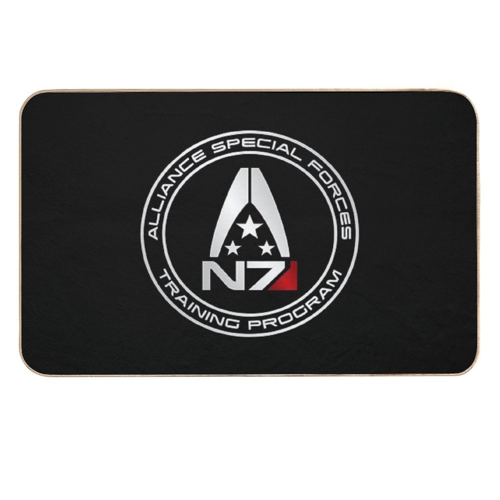 Mass Effect N7 - Logo  Long-Lasting Bath Mat