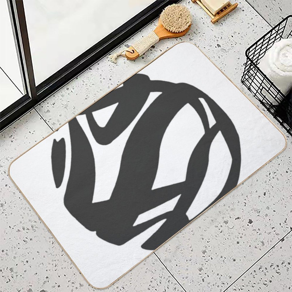 TravelOAZ Monochromatic Pantone Big Size Icon  Toxin-Free Bath Mat