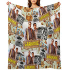 Laramie, Western Series 60s Machine-washable Throw Blanket