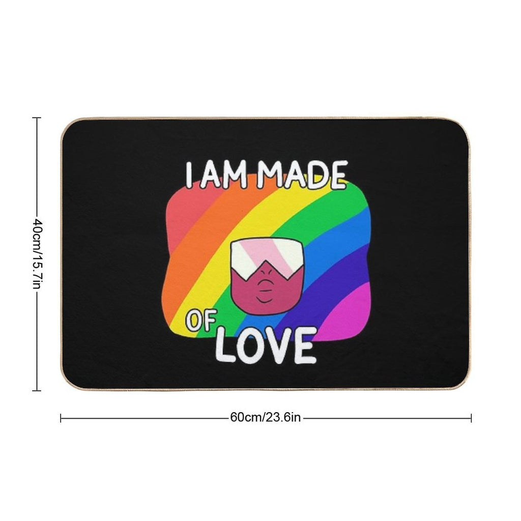 Garnet - Steven Universe  Rapid-Drying Bath Mat