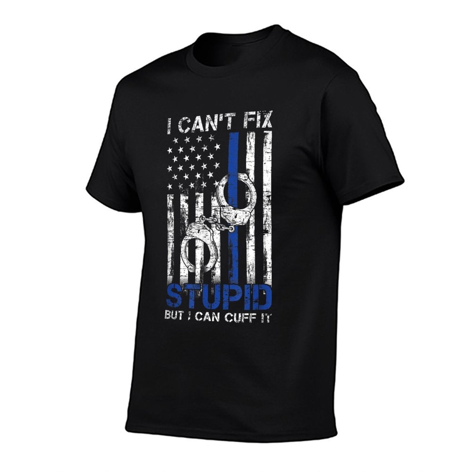 Funny Police Officer Gift Law Enforcement Police  Slim-fit Cut T-Shirt
