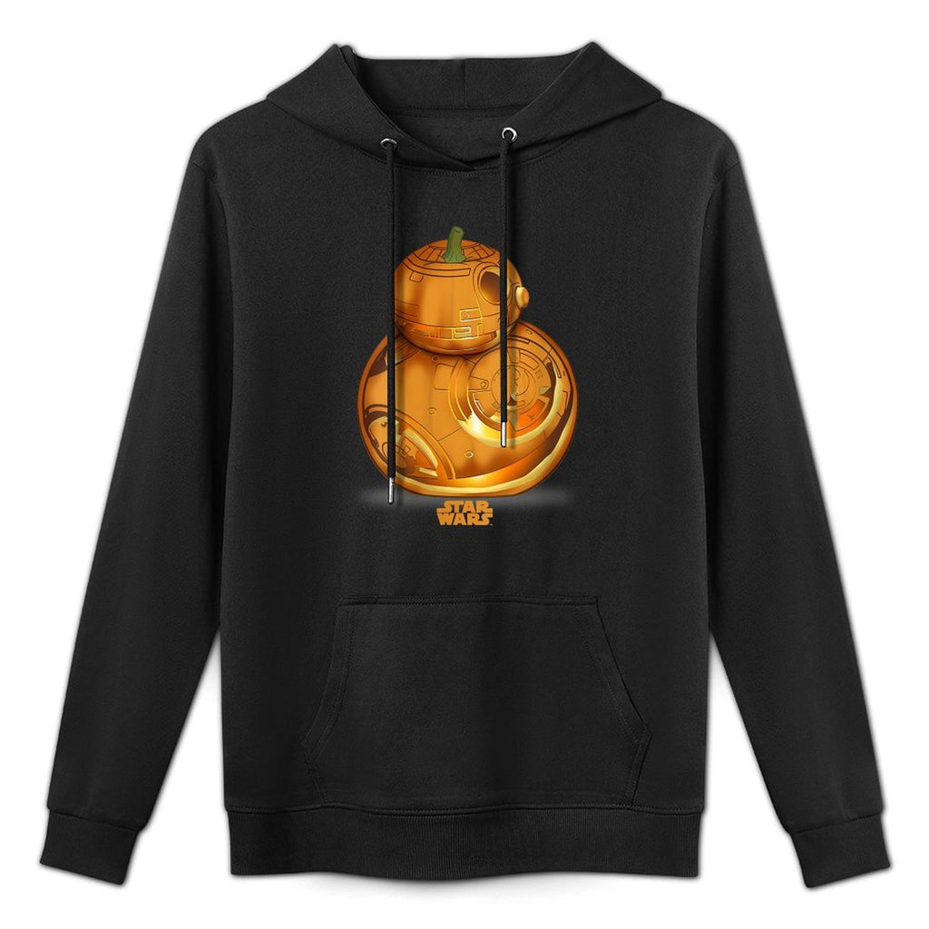 Star Wars Pumpkin Carved BB-8 Halloween Versatile Streetwear Hoodie