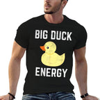 Big Duck Energy Funny Meme Yellow Rubber Ducky  Lightweight T-Shirt