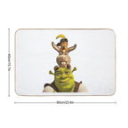 Shrek Cat Donkey 2  Odorless Bath Mat