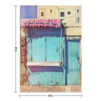 Sunday in Morocco Shrink-resistant Throw Blanket