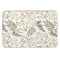 Natural Leaf Seamless Pattern  Multi-Purpose Bath Mat