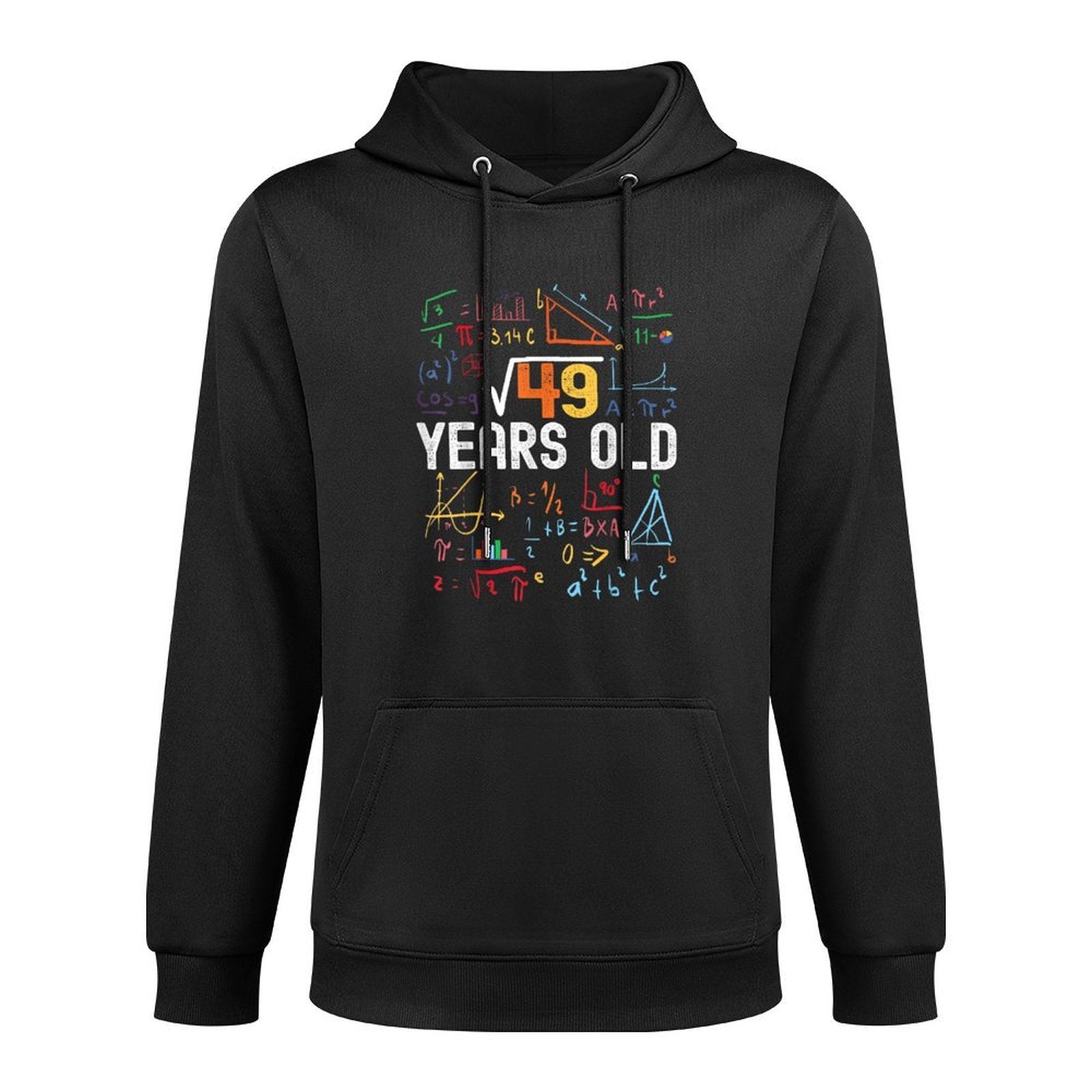 Square Root Of 49 7th Birthday 7 Years Old Birthday Moisture-Wicking Hoodie