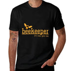 Beekeeper If I Run You Run Bee Lover Beekeeping  Polyester Blend T-Shirt