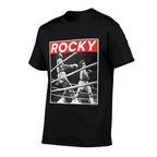 Rocky Savage Punch Apollo Creed Fight Vintage Panel  Odor-resistant T-Shirt