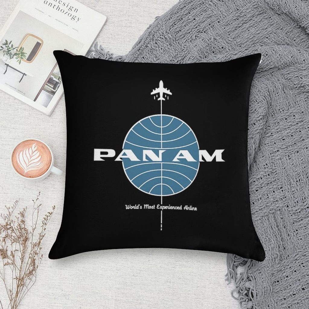 Pan American World Airways Pan Am Soft Washable Throw Pillow