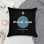 Pan American World Airways Pan Am Soft Washable Throw Pillow