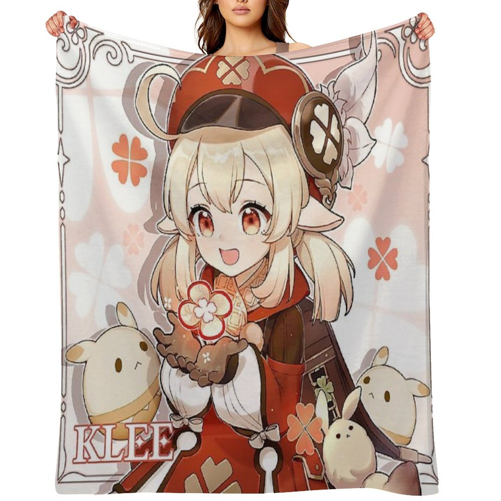 Genshin Impact - Klee Birthday Official Artwork 2020 Compact Throw Blanket