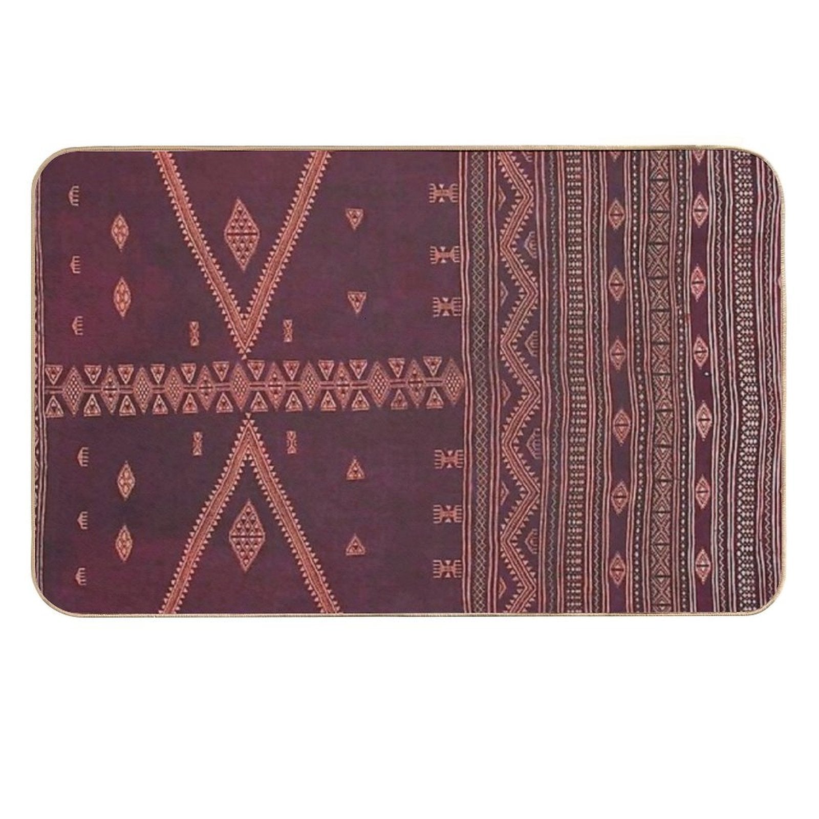 Traditional Moroccan Design  Rapid-Drying Bath Mat