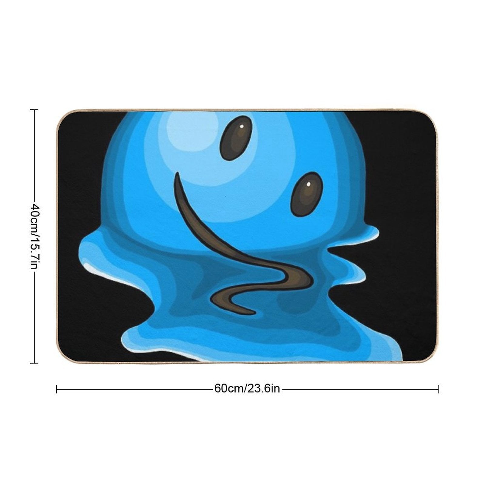 Melting  Fade-Resistant Bath Mat