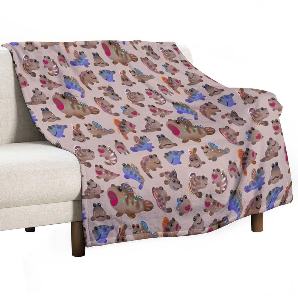 Mudskipper Versatility Throw Blanket