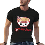 Maruchan Cute Noodle Bowl Face Logo Comfortable T-Shirt