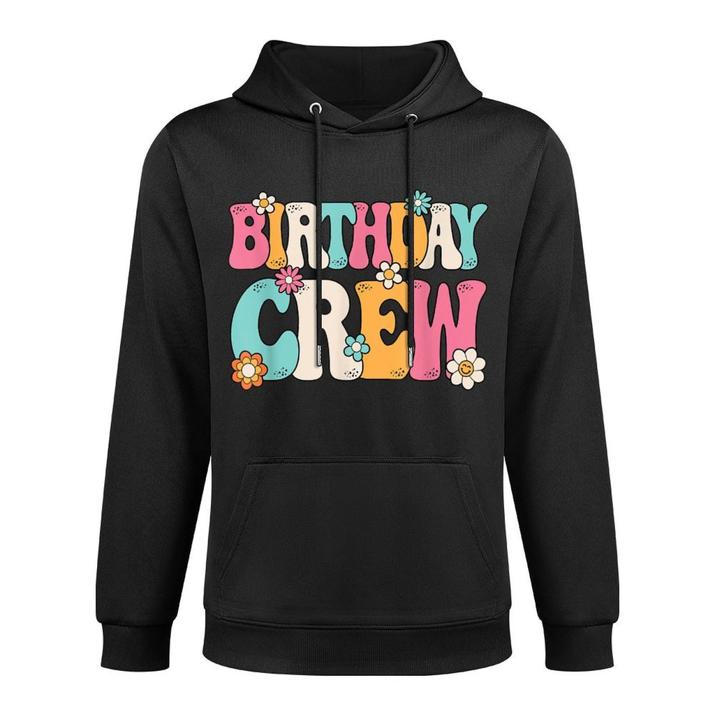 Groovy Birthday Crew Men Women Boys Girlsns Kids Easy Care Hoodie