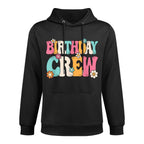 Groovy Birthday Crew Men Women Boys Girlsns Kids Easy Care Hoodie