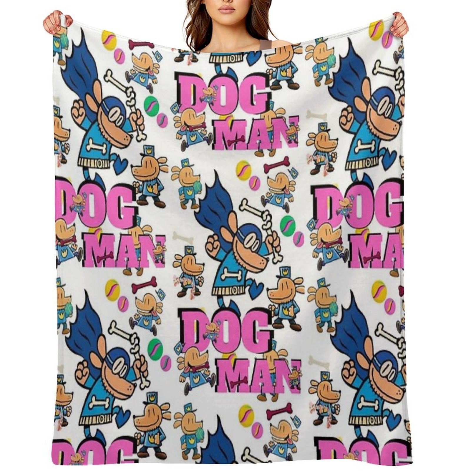 Dogman Eco-conscious Throw Blanket