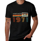 Vintage 1971 Limited Edition Retro Cassette Tape Birthday 54  Versatile T-Shirt