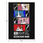 Kessoku Band Line Up Lightweight Throw Blanket