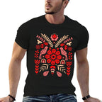 Ukrainian Birds  Vyshyvanka Style  Lightweight T-Shirt