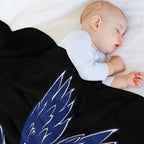 Raven, Clever And Wise Claw Premium Throw Blanket