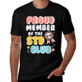 Inappropriate Proud Member Of Club Humor Joke Men Women  Oversized Silhouette T-Shirt