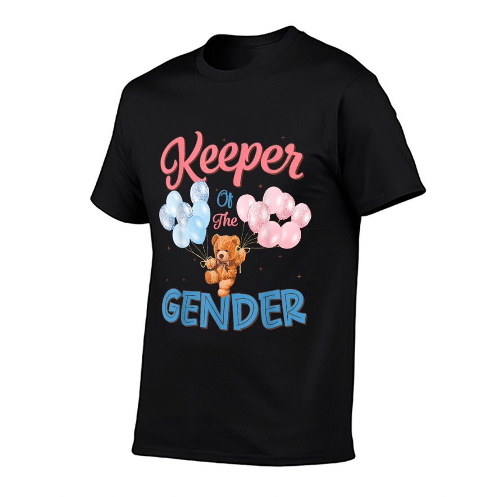 Keeper Of The Gender Reveal Baby Bear Balloons Party  Odor-resistant T-Shirt