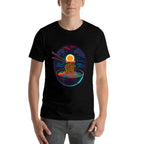 Japanese Moon Ramen Night Graphic Retro Anime Noodles Art  Affordable Price T-Shirt