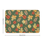 Botanical Background with Ladybugs  Multi-Purpose Bath Mat