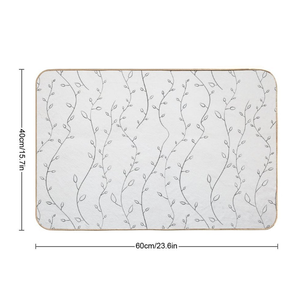 Growing Leaves  Slip-Resistant Bath Mat