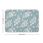 Blur Flower Pattern  Multi-Purpose Bath Mat