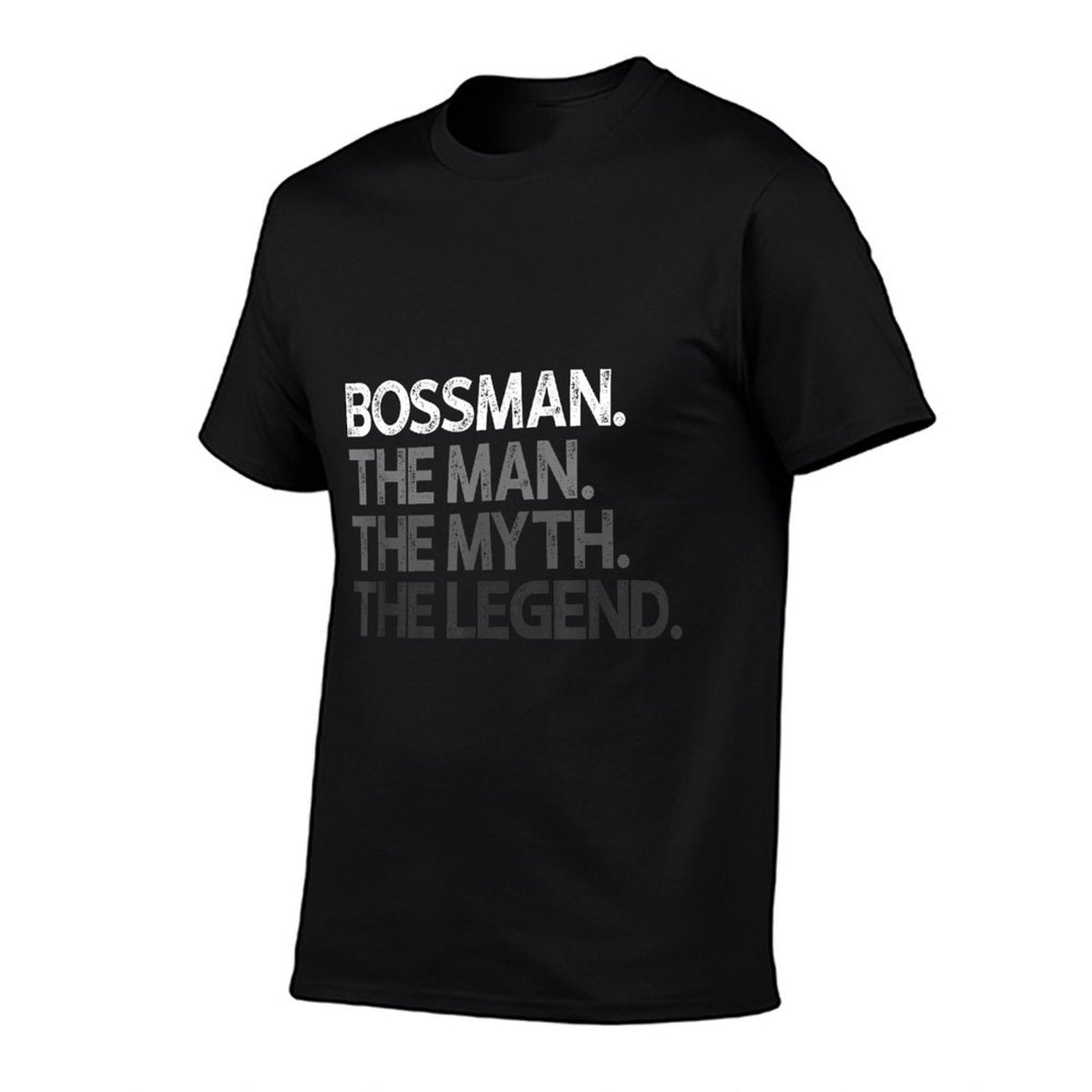 Bossman Boss Gift Man Myth The Legend  Polyester Blend T-Shirt