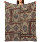 The Blue Diamonds Wrinkle-free Throw Blanket
