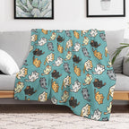 Neko Atsume Versatility Throw Blanket