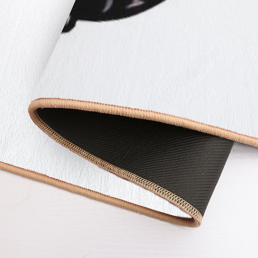 Cat with Wild Flowers  Versatile Bath Mat